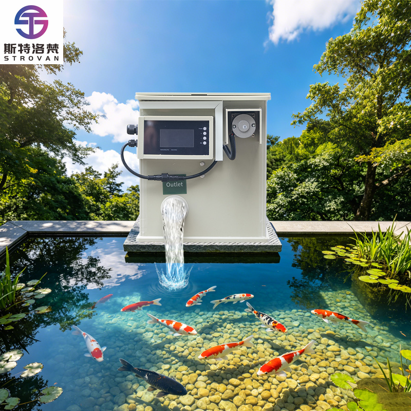 Fish Aquarium Home - Filtr bębnowy obrotowy 5m³/h do użytku