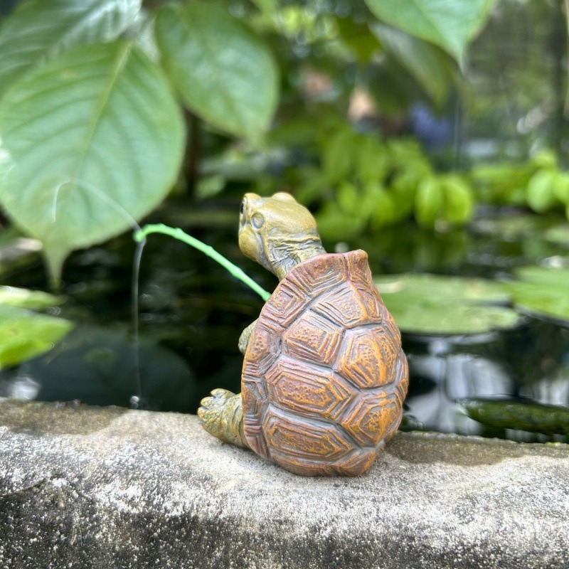 Żółw w akwarium, dekoracja do  – Fish Aquarium Home recenzja i cena