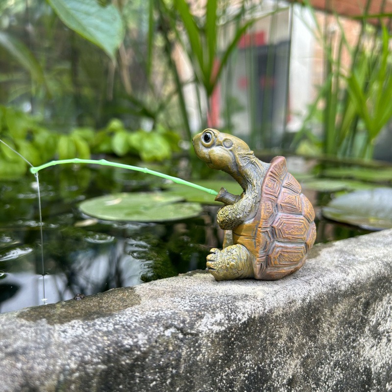 Żółw w akwarium, dekoracja do  – Fish Aquarium Home recenzja i cena