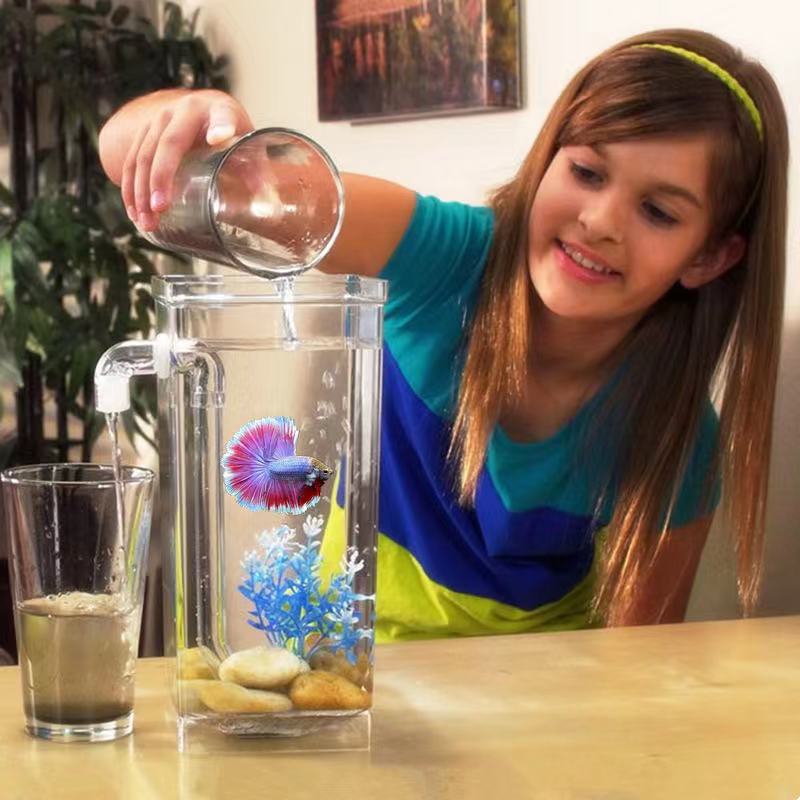 Leniwy bezpłatny zbiornik na r – Betta Fish Tank recenzja i cena