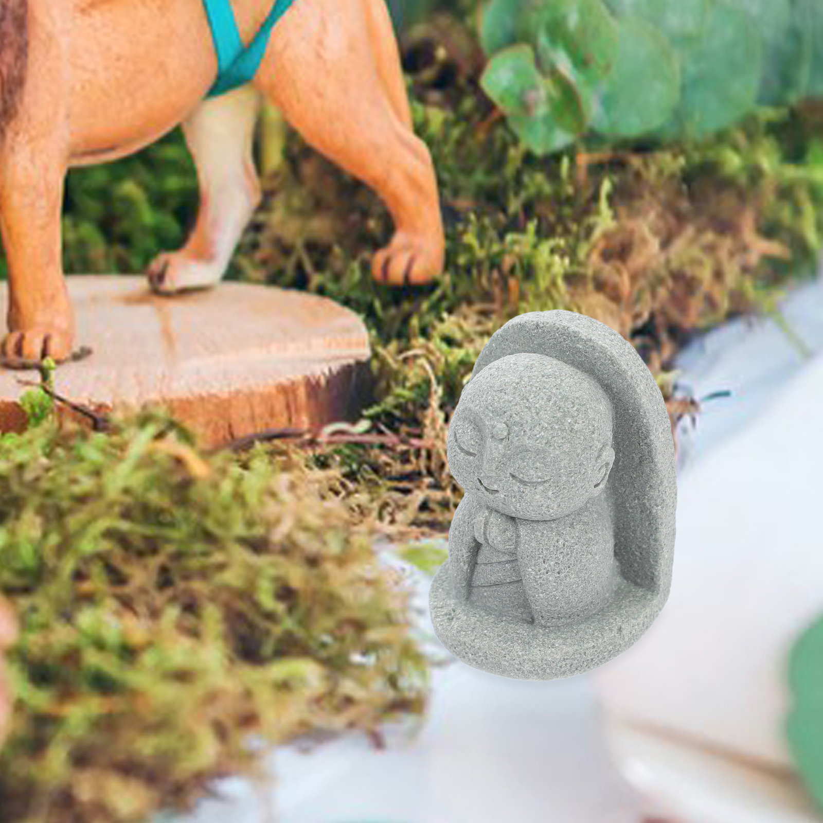 Mała figurka Jizo w japońskim  – Aquarium Fish Tank recenzja i cena