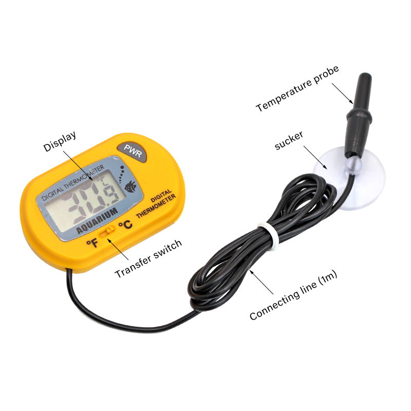 Termometr do akwarium LCD cyfr – Fish Tank Heater recenzja i cena