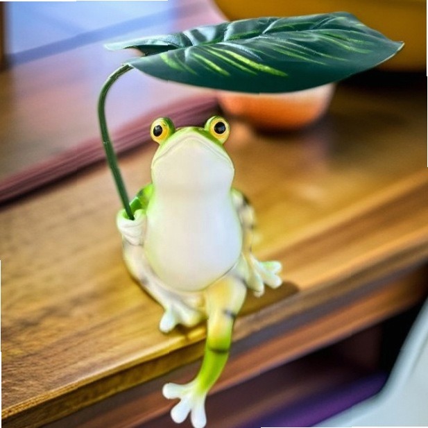 Kreatywna figurka żaby w paras – Fish Aquarium Home recenzja i cena